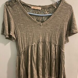 Flowy Sage Green Top